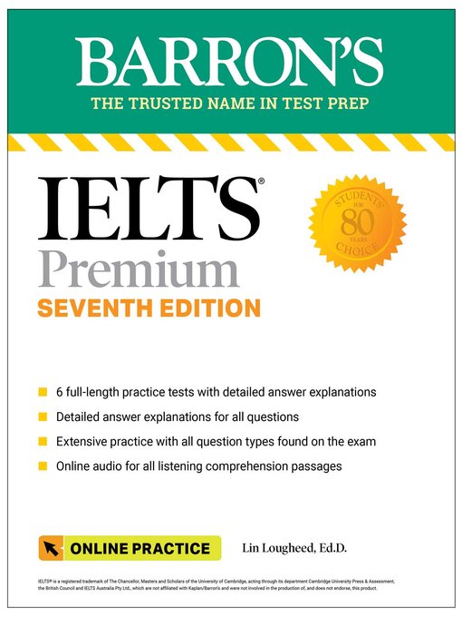 Title details for IELTS Premium by Barron's Educational Series - Available